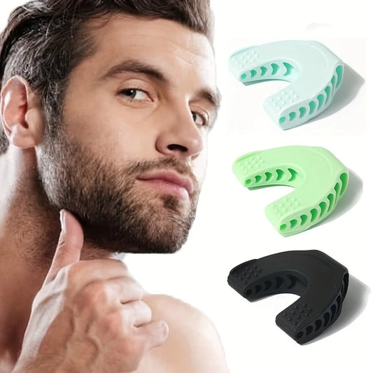 1-Piece Facial Chin Exerciser - Jawline Sculpting and Strengthening, Face and Cheekbone Exercise, Masseter Muscle Training